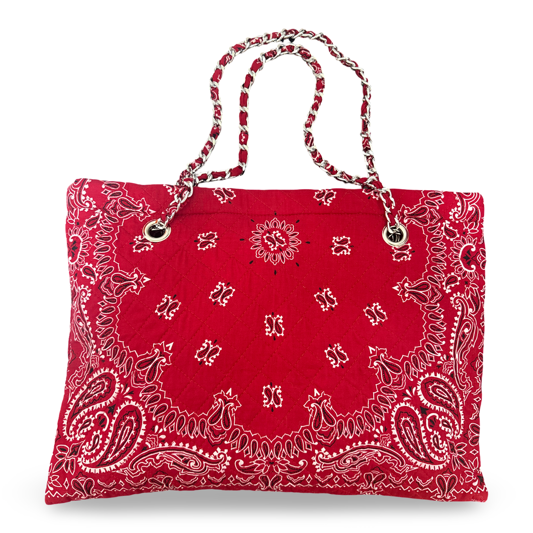 Bandana book bag red