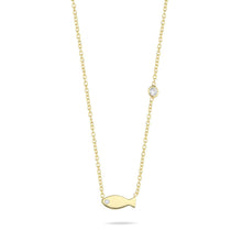Load image into Gallery viewer, Lucky fish necklace goldie