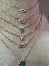 Load image into Gallery viewer, Lucky חי CHAI necklace mini white