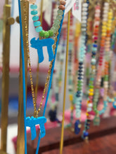 Load image into Gallery viewer, Luxury CHAI beads necklace turquoise