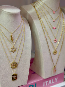 Maghen David necklace mini color