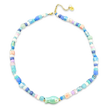 Load image into Gallery viewer, Lucky fish beads necklace blue