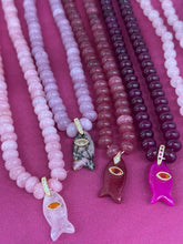 Load image into Gallery viewer, Short beads necklace with lucky fish pink