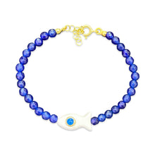 Load image into Gallery viewer, Capri bracelet fish blue
