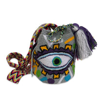 Load image into Gallery viewer, Mochilla mini eye bag grey