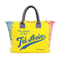 Load image into Gallery viewer, Beach Bag TEL AVIV yellow