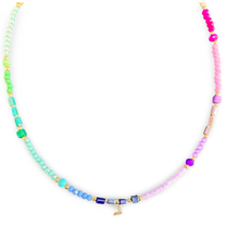 Load image into Gallery viewer, Personalized name necklace in Hebrew Rainbow