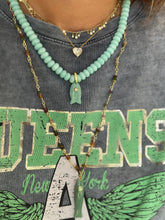 Load image into Gallery viewer, Necklace lucky fish beads multicolor green