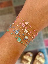Load image into Gallery viewer, Maghen David bracelet color blue
