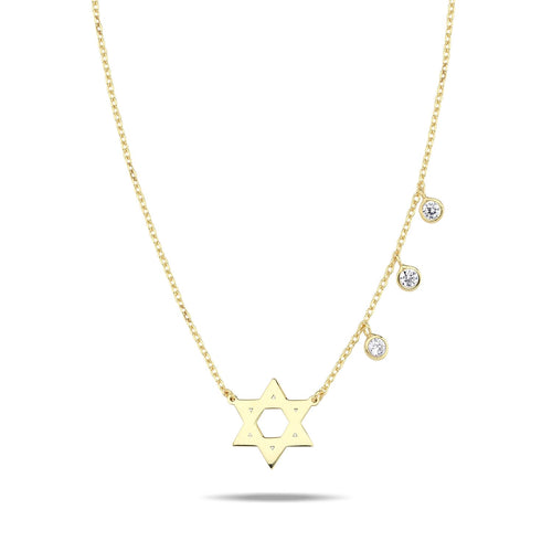 Maghen David necklace gold