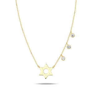 Maghen David necklace gold