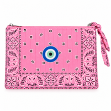 Load image into Gallery viewer, Bandana clutch pink 🧿