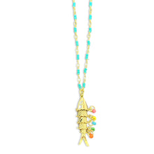 Load image into Gallery viewer, Colorful lucky fish necklace beads