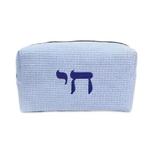 Load image into Gallery viewer, Small Pouch חי blue