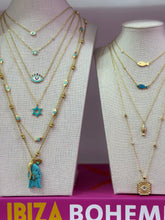 Load image into Gallery viewer, Lucky eye coin necklace