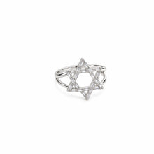 Load image into Gallery viewer, Ring Maghen David silver