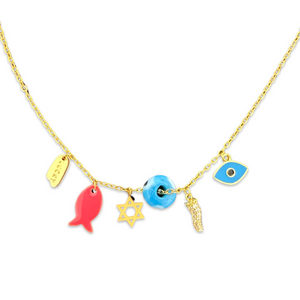 Mini lucky charms necklace
