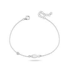 Load image into Gallery viewer, Lucky fish bracelet silver