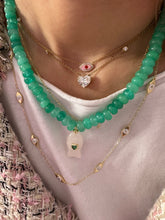 Load image into Gallery viewer, Short beads necklace with lucky fish green