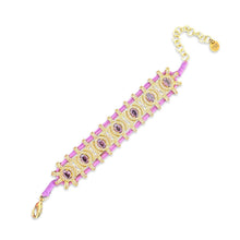 Load image into Gallery viewer, Braided bracelet luxury medium purple