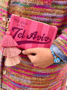 Pouch TEL AVIV pink