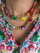 Load image into Gallery viewer, Lucky beads necklace rainbow