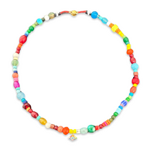 Load image into Gallery viewer, Rainbow beads lucky Eyes chocker