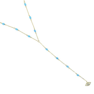 Rosary lucky eye turquoise