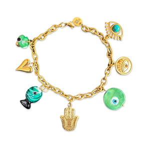 Bracelet lucky charms green