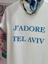Load image into Gallery viewer, J’adore Tel Aviv T-shirt blue