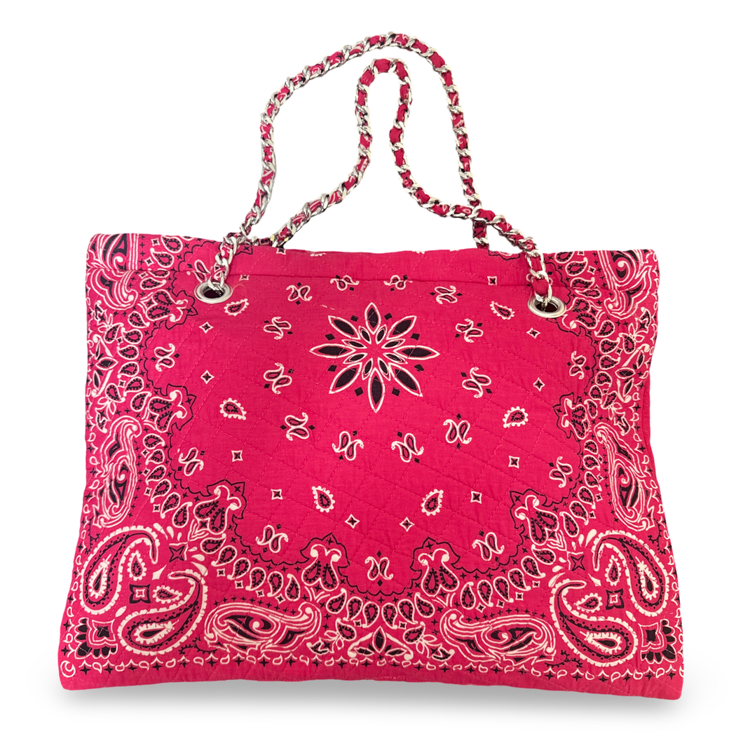 Bandana book bag fuxia