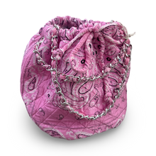 Load image into Gallery viewer, Bandana bucket bag pink