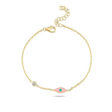 Load image into Gallery viewer, Lucky eye bracelet mini color