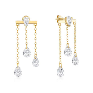 Luxury drops earrings