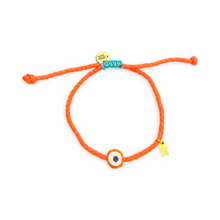 Load image into Gallery viewer, Mini Santorini eye bracelet orange