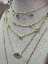 Load image into Gallery viewer, Lucky 3 charms necklace diam