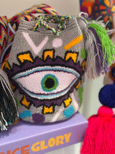 Load image into Gallery viewer, Mochilla mini eye bag grey