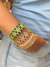 Load image into Gallery viewer, Braided bracelet luxury medium green