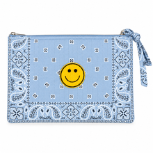 Load image into Gallery viewer, Bandana clutch grey 🙂