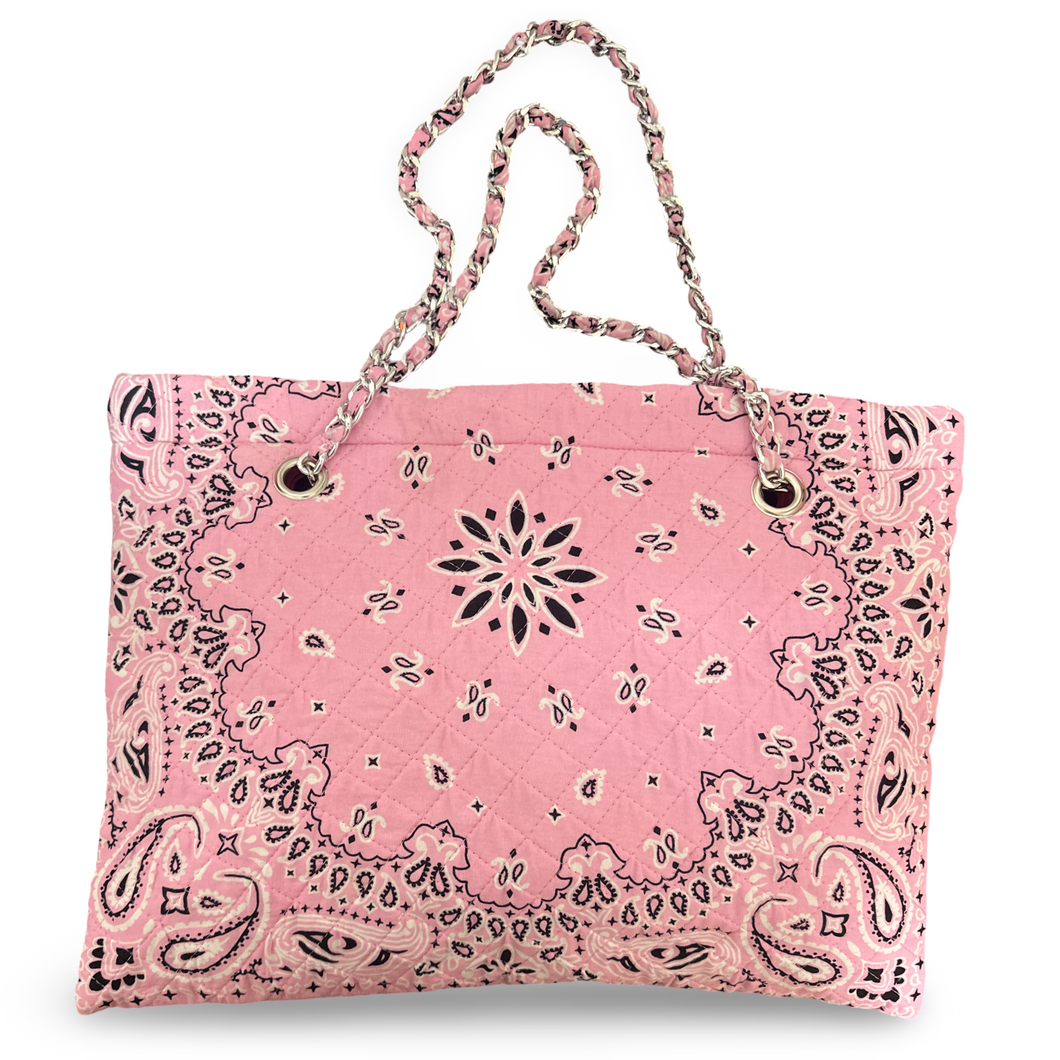 Bandana book bag pink