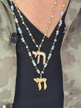 Load image into Gallery viewer, Lucky חי CHAI elements beads necklace long