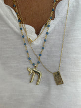 Load image into Gallery viewer, Lucky חי CHAI beads necklace long