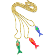 Load image into Gallery viewer, Lucky fish Necklace green