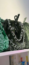 Load image into Gallery viewer, Bandana bucket bag green army
