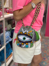 Load image into Gallery viewer, Mochilla mini eye bag grey