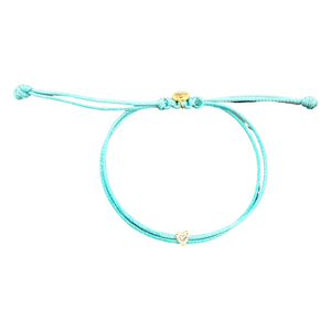 Diamond Heart rope bracelet