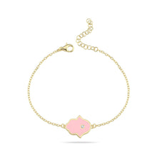 Load image into Gallery viewer, Lucky Hamsa bracelet pink