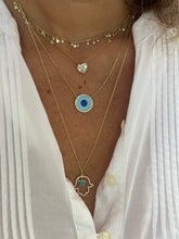 Load image into Gallery viewer, Lucky Hamsa Chai necklace