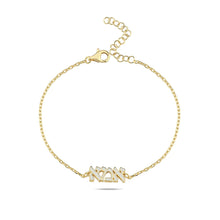 Load image into Gallery viewer, MOM אמה bracelet enamel