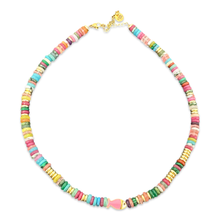 Load image into Gallery viewer, Lucky fish natural beads necklace pink